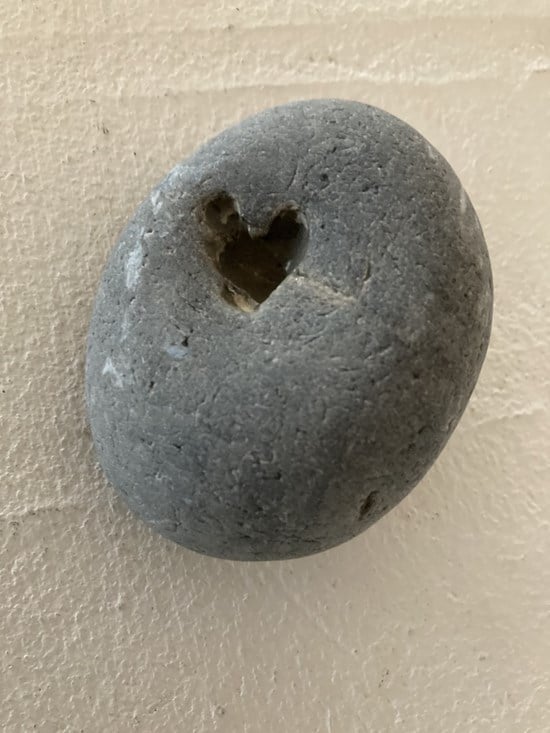 Sten med hjerte